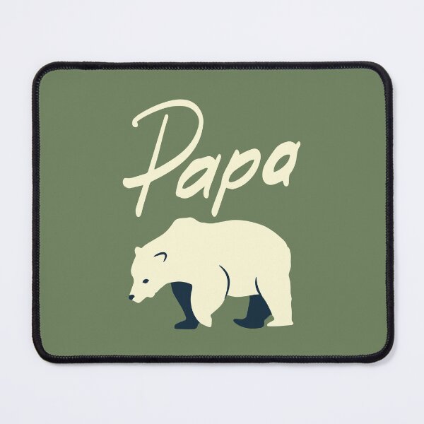 Item preview, Papa Arctic Polar Bear designed and sold by Cute and Funny Animal Art Designs.