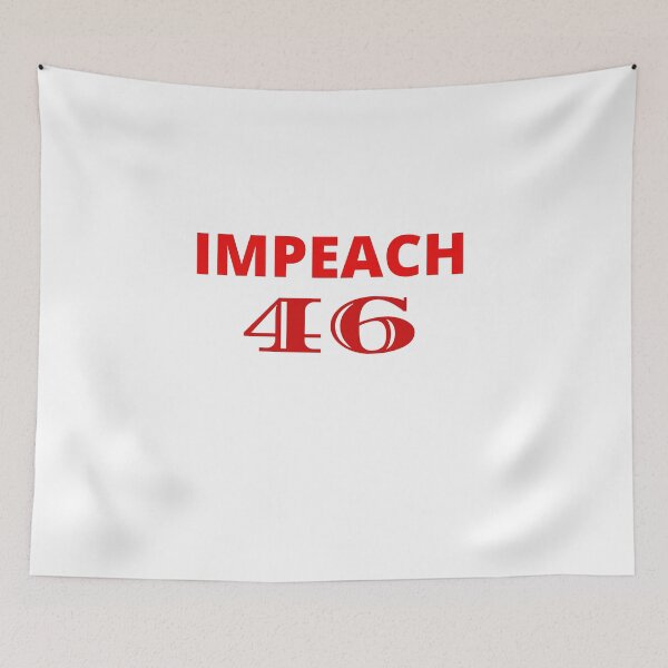 Item preview, IMPEACH 46 JOE BIDEN Republican CONSERVATIVE ANTI- BIDEN T- SHIRT designed and sold by Luckydoe1.