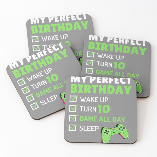 Item preview, 10Th Perfect Birthday Gamer Son Gaming 10 Years Old Boys designed and sold by DyanStoy.