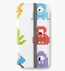 Pixel UFO aliens iPhone Wallet/Case/Skin