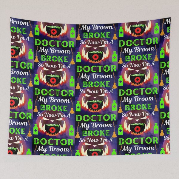 Item preview, My Broom Broke So I Became A Doctor designed and sold by WoodburyLake.