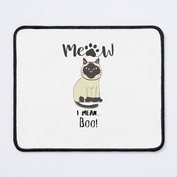 Item preview, Meow I Mean Boo - Funny designed and sold by CreativeMansion.