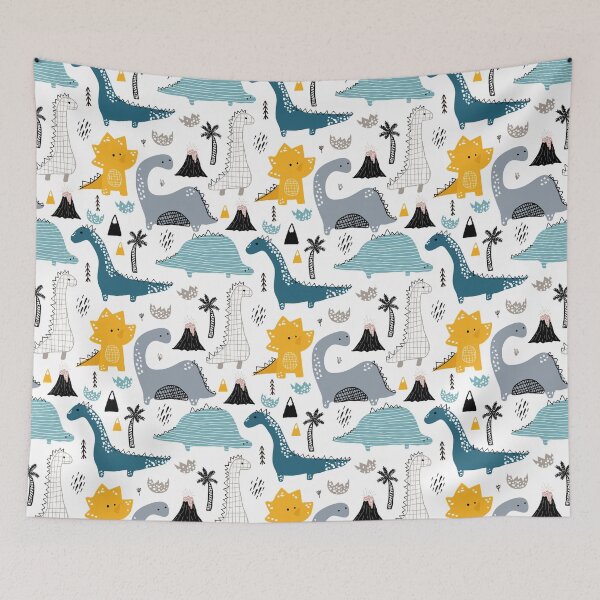 Item preview, Dinosaur Seamless Pattern designed and sold by Landesign.
