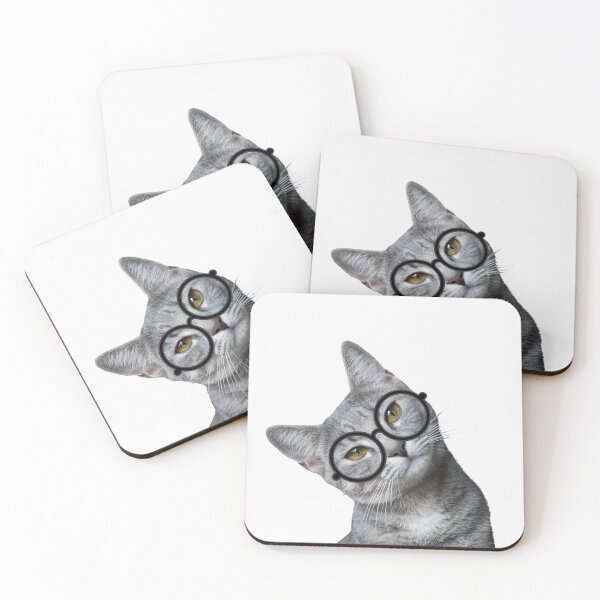 Artikelvorschau, Coole Katze mit Brille entworfen und verkauft von Maxwell-Alex.
