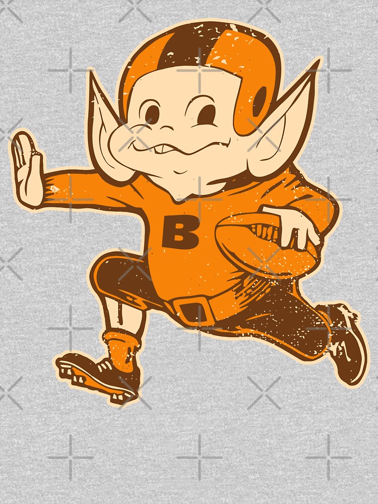 Cleveland Browns brownie Elf with football t-shirt, hoodie