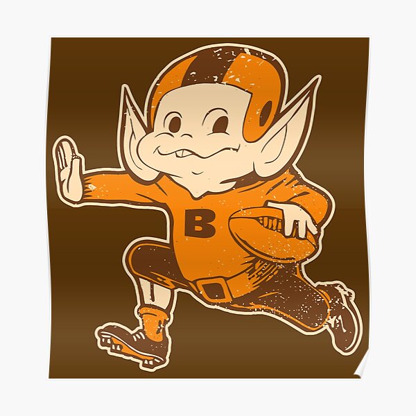 Retro Brownie the Elf - Browns T-Shirt Poster for Sale by SteffiHeck