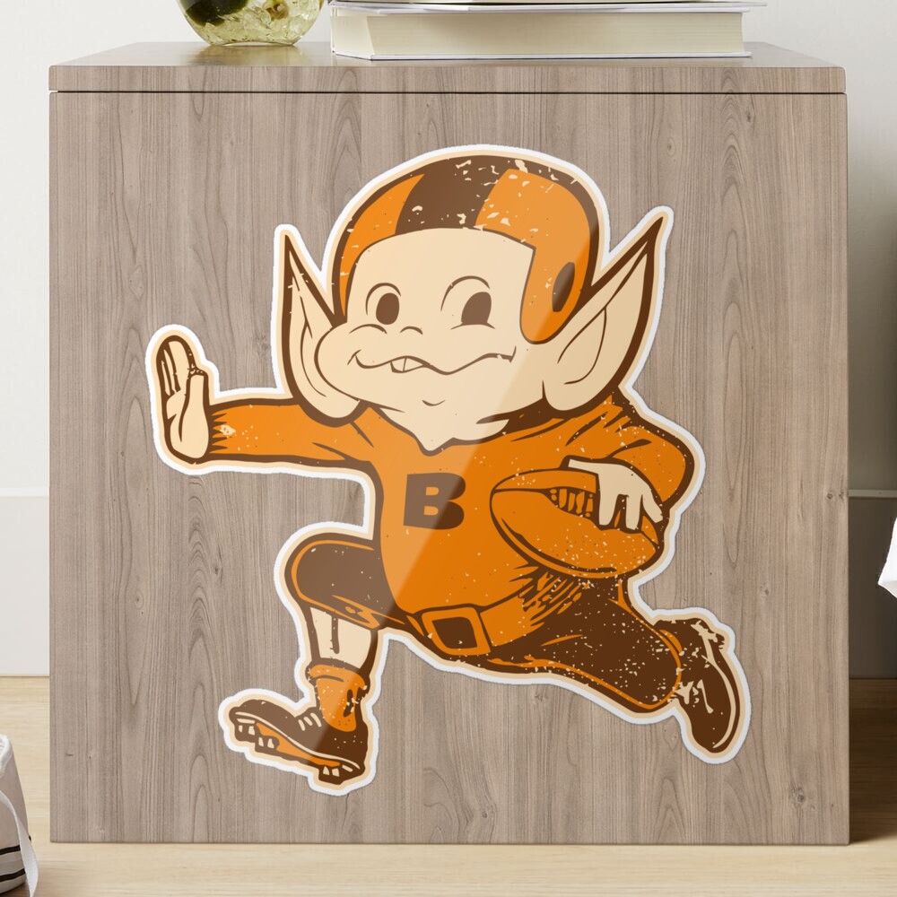 Cleveland Browns - Brownie the Elf decal - sticker