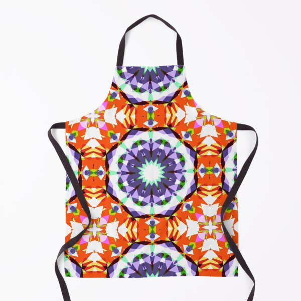 Item preview, Orange Purple White Autumn Fall Halloween Bonfire Night Pattern - Retro Seventies Inspired Art designed and sold by PatternPerfect.