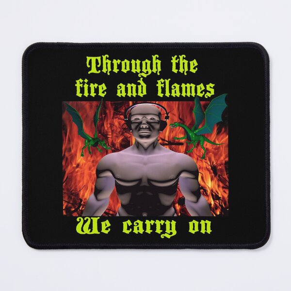 Item preview, Inspirational Mid Evil Fire Dragon Quote Made To Inspire All Who See It Corny Knock Off designed and sold by blueversion.