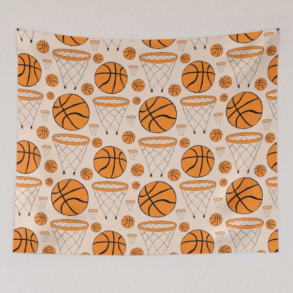 Item preview, Basketball Seamless Pattern designed and sold by Landesign.