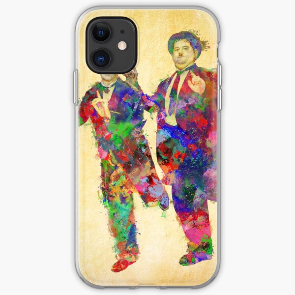 Stan Laurel and Oliver Hardy iPhone Soft Case