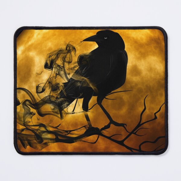 Item preview, Crow in front of a Halloween Moon designed and sold by Arbrew.