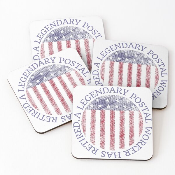 Item preview, A legendary postal worker has retired, American flag design designed and sold by Auntieck.