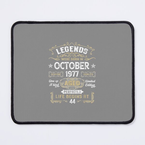Item preview, 44Th Birthday Gift Men 44 Years Old Vintage October 1977 designed and sold by DyanStoy.