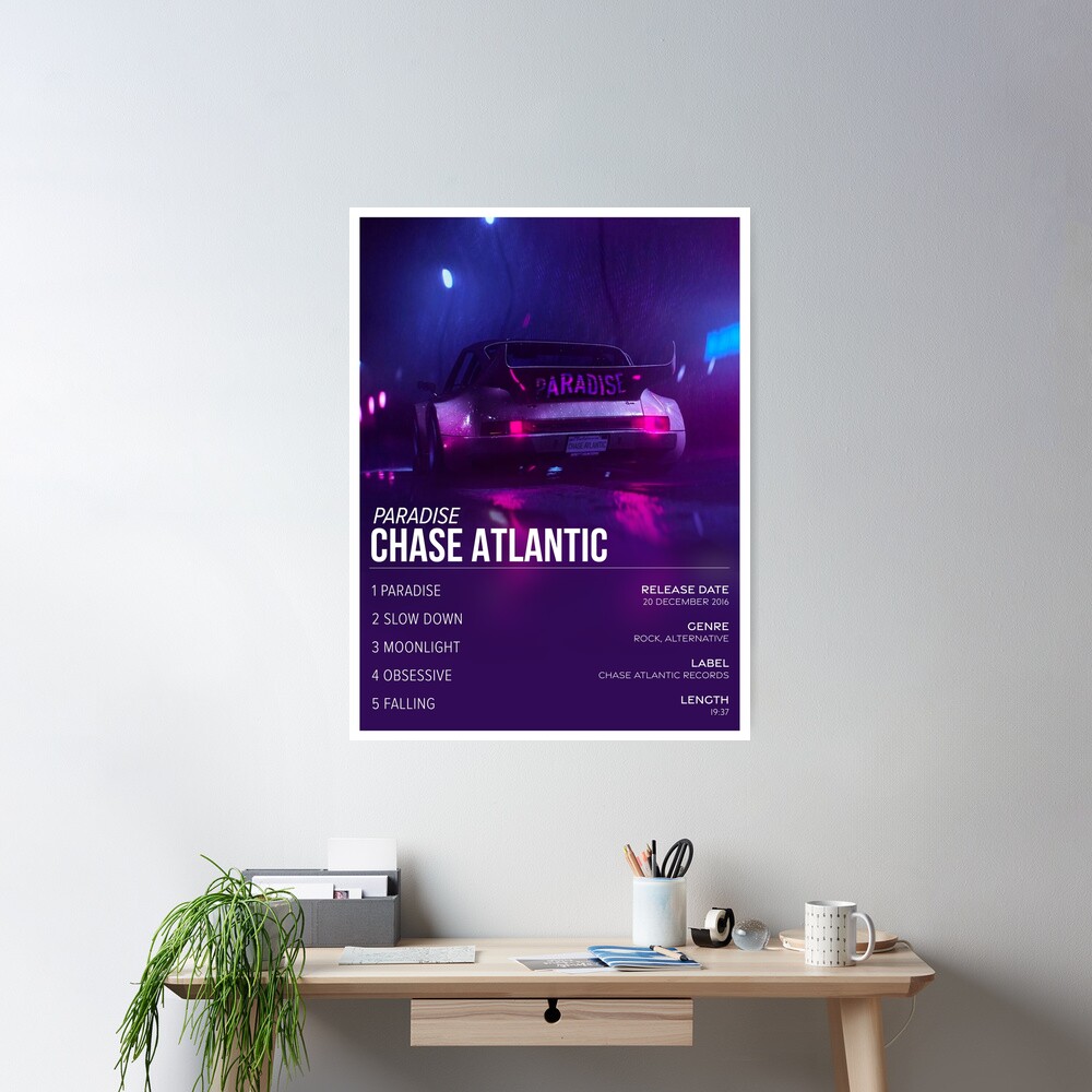 Paradise; Chase atlantic. Poster by KychKlin