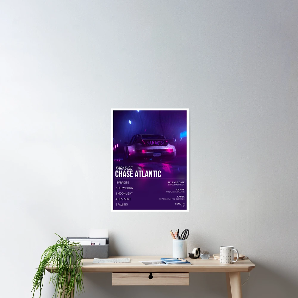 Poster Chase Atlantic 42x30cm Tamanho Grande Capa de Álbum Paradise BEAUTY  IN DEATH Friends Soundcloud Pop Trap Singer Cartaz Premium Wallpaper Big  Size Posters Parede