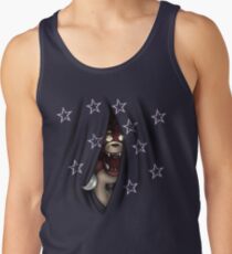 Camiseta de tirantes Peeking Foxy (con estrellas de cortina)