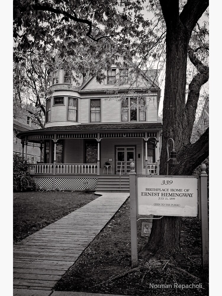 The home of Hemingway, Oak Park Chicago by keystone