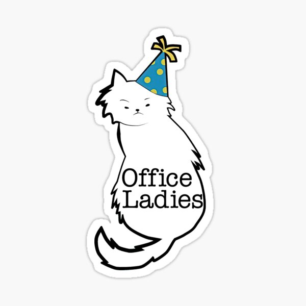 "Office Ladies Merch" Sticker for Sale by YasminNWhite Redbubble