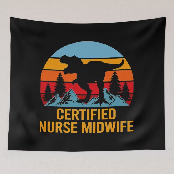 Item preview, Certified Nurse Midwife Hear Me Roar Dinasour Gift Item   designed and sold by MandyStang.