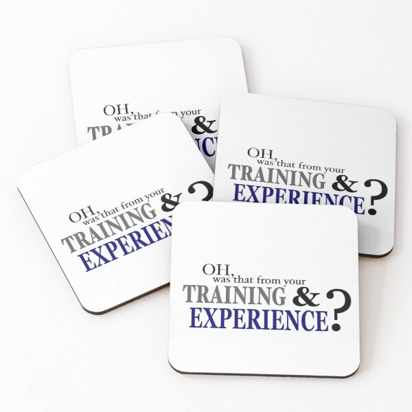 Item preview, Training and Experience designed and sold by lawfulchaotic.