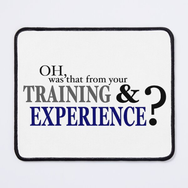 Item preview, Training and Experience designed and sold by lawfulchaotic.
