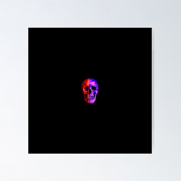 Item preview, Red and Purple Skull designed and sold by DatArtist.