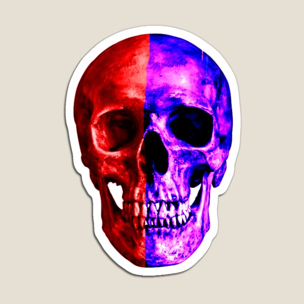 Item preview, Red and Purple Skull designed and sold by DatArtist.