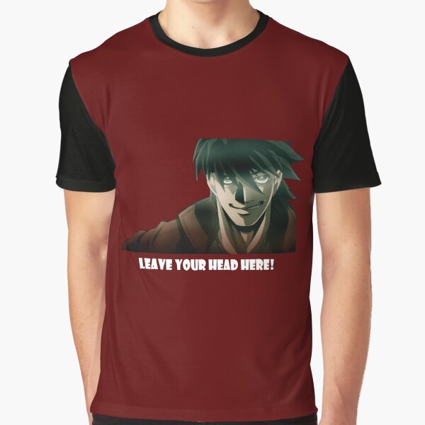 Red Graphic Drifters Design Anime Shirt