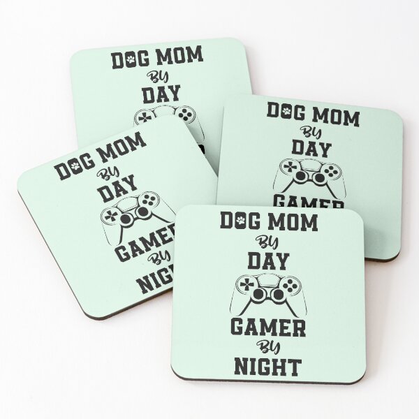 Item preview, Dog mom by day, gamer by night  designed and sold by Boony Snacks.