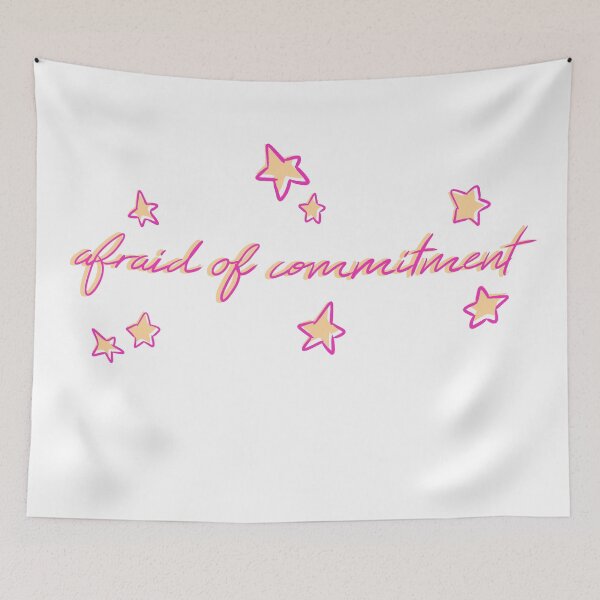 Item preview, afraid of commitment designed and sold by rainbowcatnip.