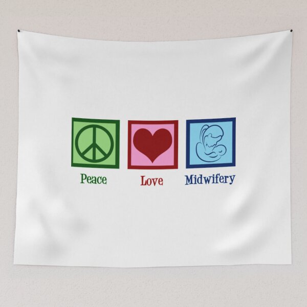 Item preview, Midwife Peace Love Midwifery   designed and sold by MandyStang.