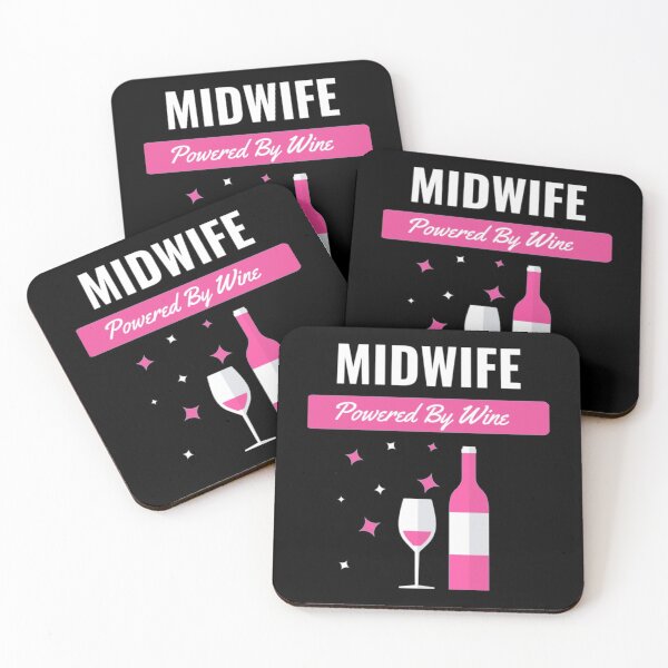 Item preview, Midwife Powered By Wine   designed and sold by MandyStang.