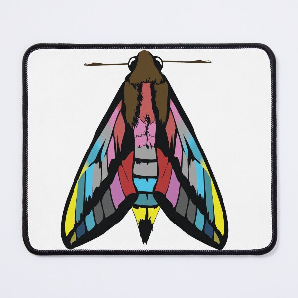 Item preview, Genderflux Pride Moth designed and sold by RedTailArts.
