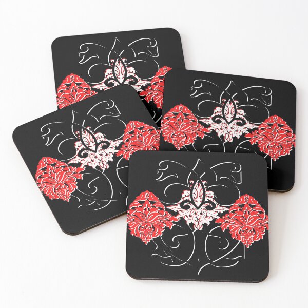 Item preview, Red, Black, and White Ornate  design  designed and sold by jcad216.