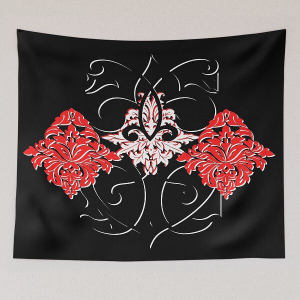 Item preview, Red, Black, and White Ornate  design  designed and sold by jcad216.