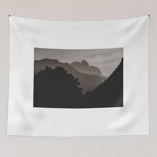 Item preview, Dolomite Mountains in Sepia Layers designed and sold by nbrandsberg.