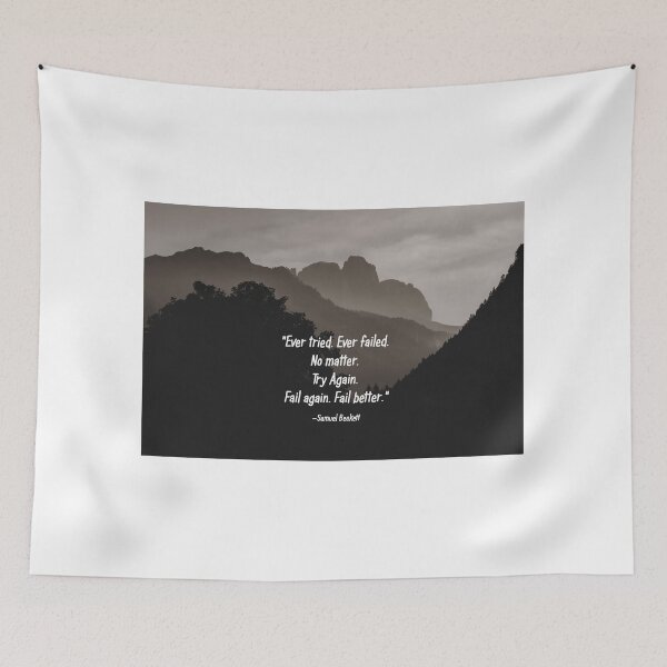 Item preview, Try Again Fail Again Beckett Quote designed and sold by nbrandsberg.