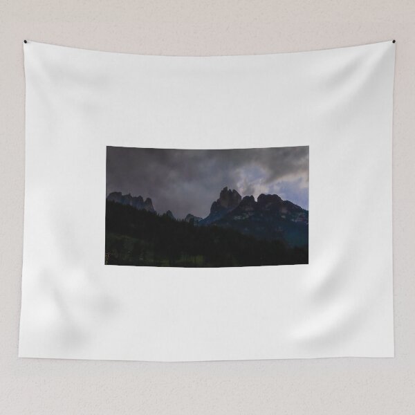 Item preview, Rosengarten Group Mountains in Italy Silhouette designed and sold by nbrandsberg.