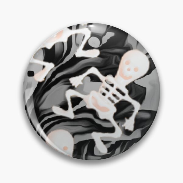 Item preview, Black and white print with dancing white skeletons designed and sold by BJG1966.