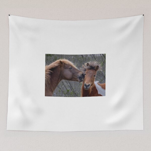 Item preview, A Kiss or Not Wild Horses designed and sold by nbrandsberg.