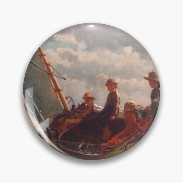 Item preview, Winslow Homer's Breezing Up designed and sold by mosfunky.