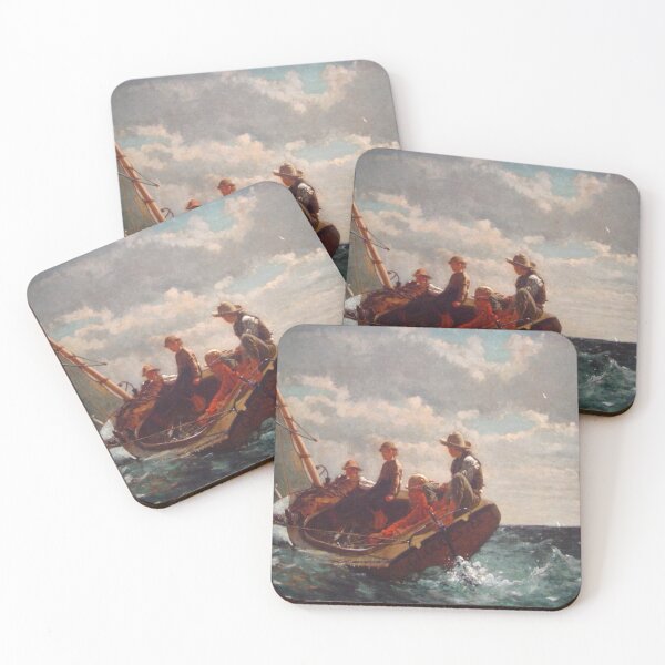 Item preview, Winslow Homer's Breezing Up designed and sold by mosfunky.
