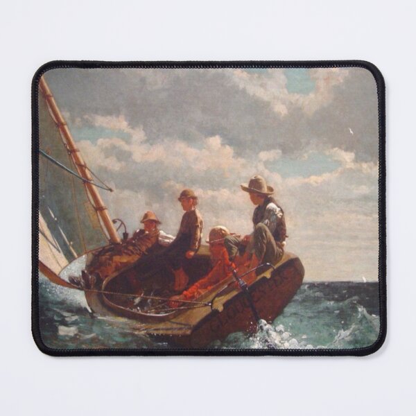 Item preview, Winslow Homer's Breezing Up designed and sold by mosfunky.