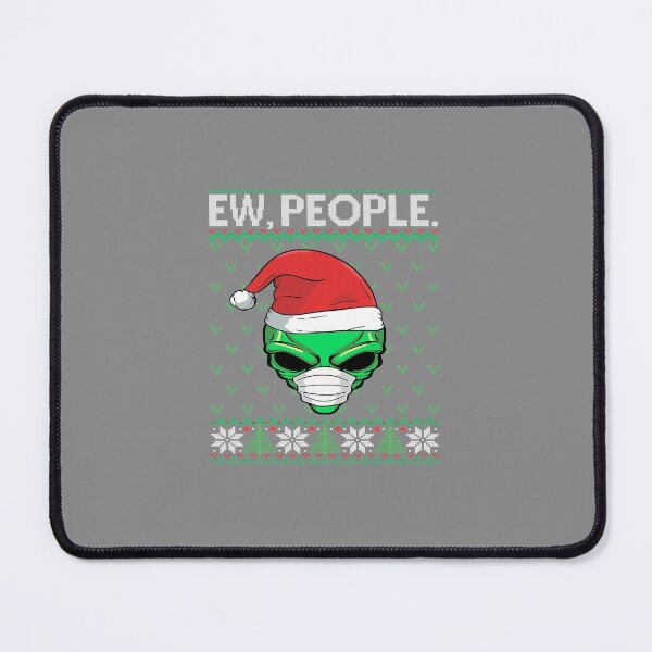 Item preview, Alien Face Mask Ew People Ugly Christmas Ufo designed and sold by DyanStoy.