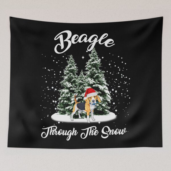 Item preview, Beagle Through The Snow Christmas Dog designed and sold by Edwasamy82.