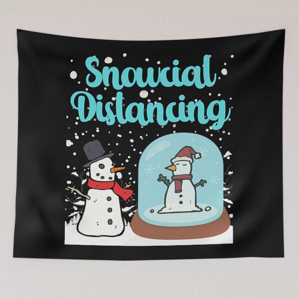 Item preview, Snowcial Distancing  designed and sold by Edwasamy82.