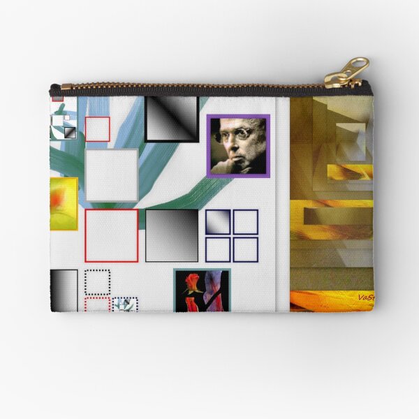 Intrusion in an otherwise perfect square world Zipper Pouch