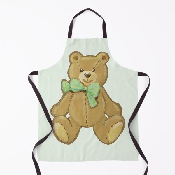 Item preview, Adorable Baby Brown Teddy Bear with Green Bow designed and sold by Shadowlight21.