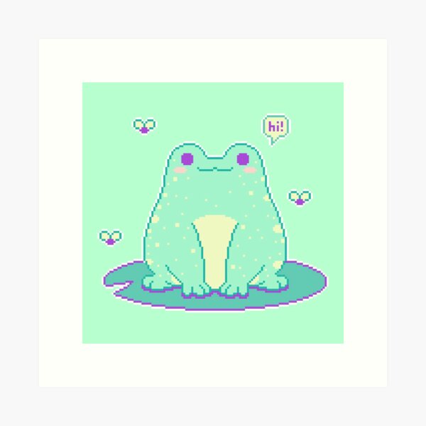 Pixilart - Frog Kawaii Perfil by Josss